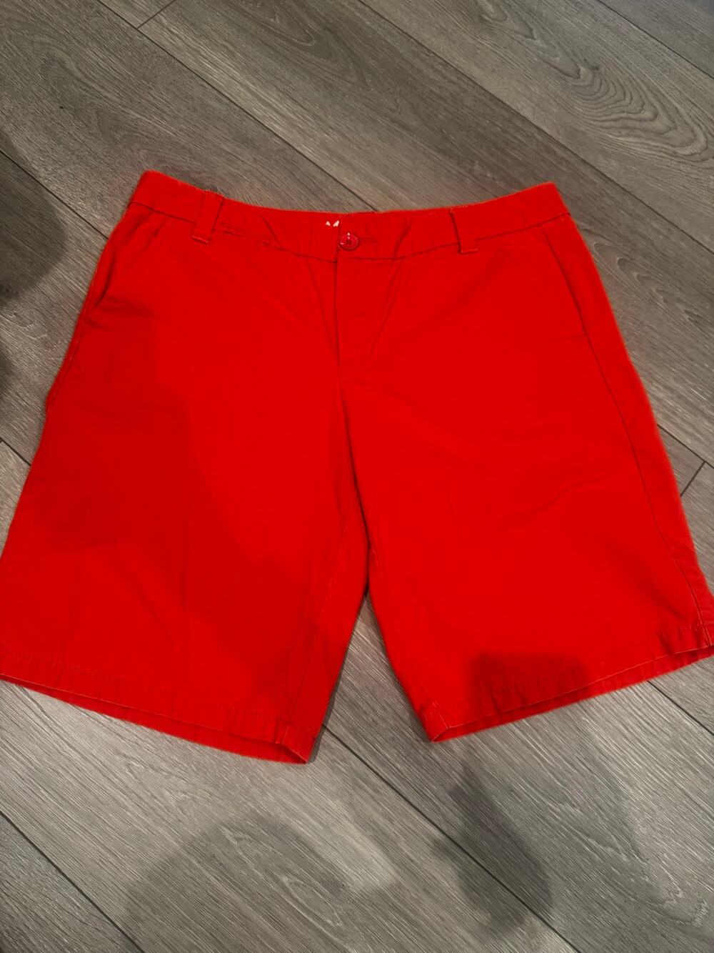 Gap Khakis Boyfriend Roll-Up Bermuda Shorts – Women’s Size 4 coral red orange